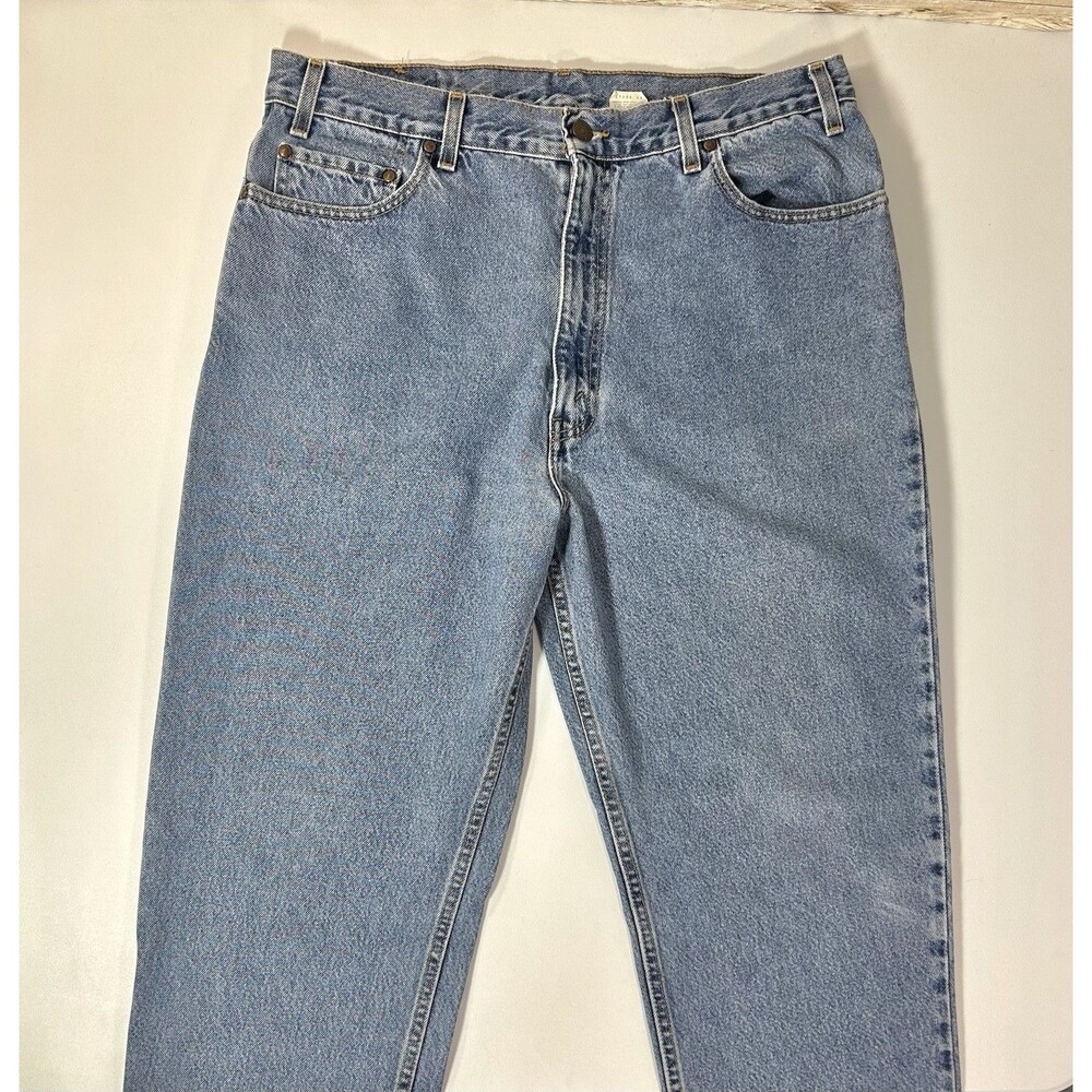 Vintage LEVIS 540 38x32 Jeans Blue Denim Relaxed Fit Men's Light Wash